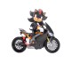 Figura de Shadow con motocicleta de Sonic The Hedgehog