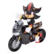 Figura de Shadow con motocicleta de Sonic The Hedgehog