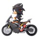 Figura de Shadow con motocicleta de Sonic The Hedgehog
