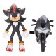 Figura de Shadow con motocicleta de Sonic The Hedgehog