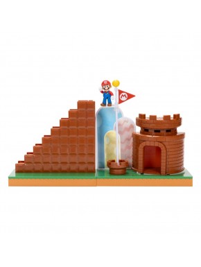 Playset Super Mario La Película con castillo y bandera