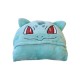 Couverture à capuche Bulbasaur Pokémon en tons verts