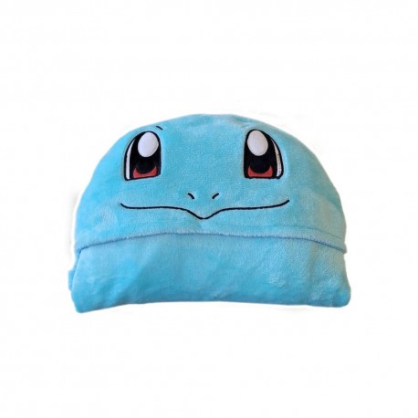 Manta azul com capuz de Squirtle