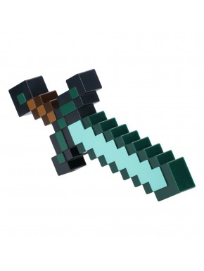 Lámpara espada de diamante de Minecraft iluminada