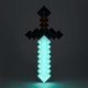 Lámpara espada de diamante de Minecraft iluminada