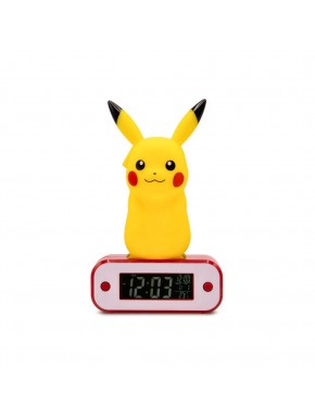Despertador de Pikachu con luz y display LCD