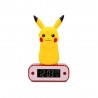 Réveil avec Lumière Pokémon Pikachu 18 cm