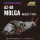 Zoids Maqueta 1/72 AZ-08 Molga con luz LED