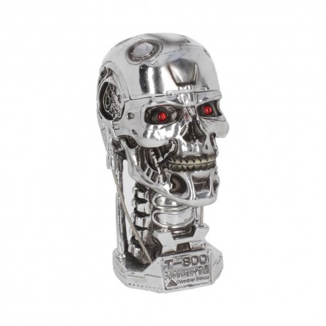 Pote de armazenamento Terminator 2 Head poliresina
