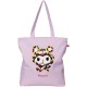Sac Kuromi Sanrio en lavande avec design léopard