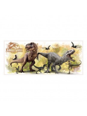 Stickers muraux Jurassic World avec dinosaures vibrants