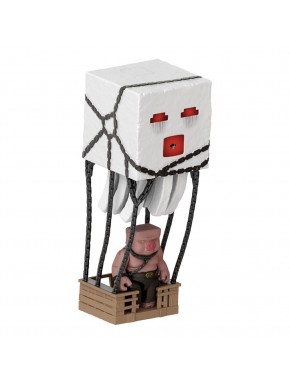 Figura Ghast Blast Attack de Minecraft con piglin