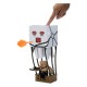 Figurine Ghast Blast Attack Minecraft avec piglin