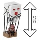 Figurine Ghast Blast Attack Minecraft avec piglin