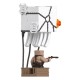 Figurine Ghast Blast Attack Minecraft avec piglin