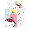 Housse de Couette Hello Kitty Bow 135x200 cm 100% Coton