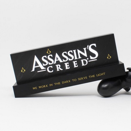Lámpara LED Assassin's Creed logo encendida