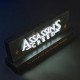 Lámpara LED Assassin's Creed logo encendida