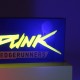 Lámpara LED logo Cyberpunk Edgerunner con diseño azul y amarillo