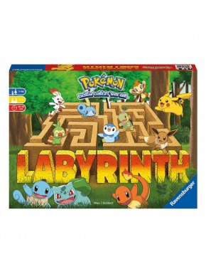 Caja del juego de mesa Pokémon Labyrinth con personajes Pokémon