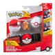 Ensemble Ceinture Pokémon Clip'n'Go avec Salamèche et Balle de Luxe