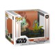 Figurine en vinyle Funko Pop Grogu avec grenouille de Star Wars