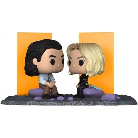 Figura Funko Pop Moment Marvel Loki y Sylvie