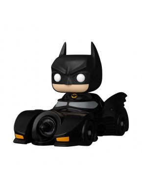 Figura de vinilo Batman con Batmóvil negro 9 cm edición 85 aniversario