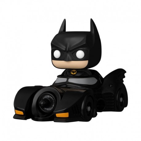 Figurine en vinyle Batman avec Batmobile noire 9 cm édition 85e anniversaire