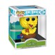 Figura de vinilo Big Bird en nido con osito y buzón azul.