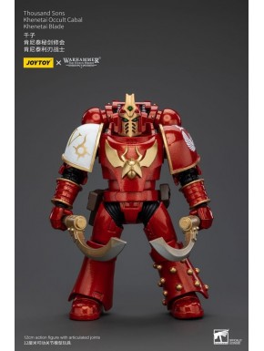 Figurine articulée Warhammer The Horus Heresy 12 cm rouge avec détails dorés