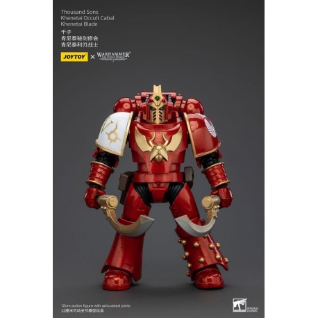 Figura articulada Warhammer The Horus Heresy 12 cm roja con detalles dorados