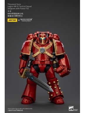 Figurine articulée Thousand Sons Legion MK IV 12 cm avec power fist.