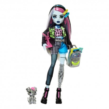 Muñeca Frankie Stein de Monster High con accesorios