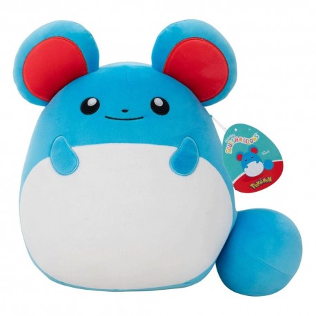Peluche bleue et blanche Squishmallows Marill