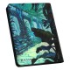 Portafolio Ultimate Guard Zipfolio 360 con diseño de horror y cremallera.