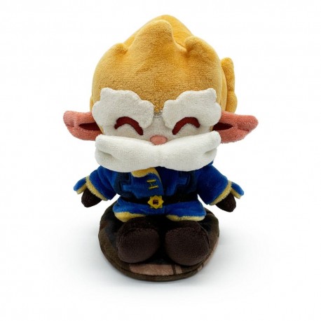 Peluche Heimerdinger 15 cm d'Arcane, avec tenue bleue.