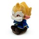 Peluche Heimerdinger 15 cm d'Arcane, avec tenue bleue.