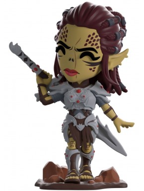 Figura de vinil Lae'zel Baldur's Gate 3 na caixa Youtooz.
