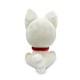 Peluche blanche de Scratch de Baldur's Gate 3 avec balle rouge