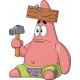 Figura de vinilo de Patrick con clavo en la cabeza