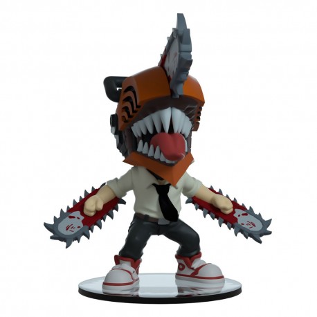 Figura de vinilo de Chainsaw Man de 12 cm con motosierras, Youtooz.