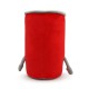 Peluche canette Coca-Cola rouge 22 cm avec visage souriant