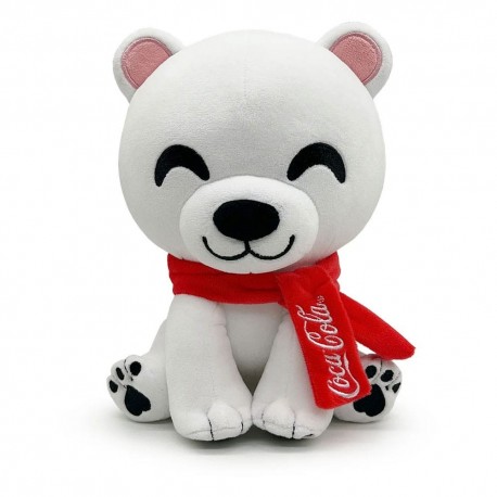 Peluche ours polaire Coca-Cola avec foulard rouge