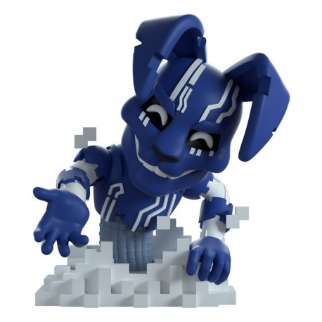 Figura de vinil M.X.E.S. de Five Nights at Freddy's em azul.