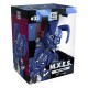 Figura de vinil M.X.E.S. de Five Nights at Freddy's em azul.