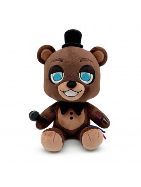 Peluche marrón Withered Freddy con sombrero de copa.