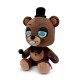 Peluche marron Withered Freddy avec chapeau haut de forme.