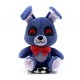 Peluche azul Bonnie de Five Nights at Freddy's con lazo rojo