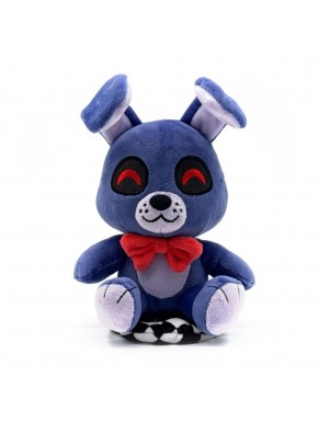Peluche azul Bonnie de Five Nights at Freddy's con lazo rojo